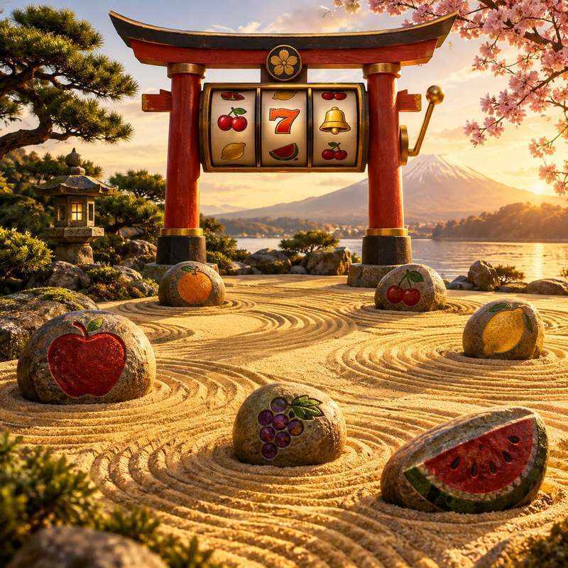 Ilustrasi permainan slot yang sedang ramai dimainkan